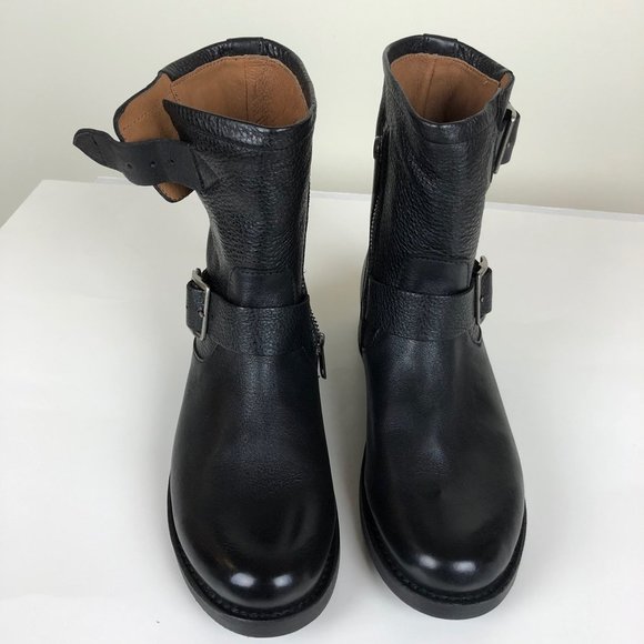 HP🎉 FRYE Vicky Engineer Boot 6.5 NEW in BOX Black - Picture 11 of 16